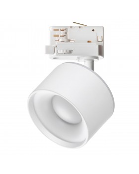 358976 PORT NT22 119 белый Трехфазный трековый светильник с переключ. цв. температуры IP20 LED 3000К\4000К\6000К 12W вниз + 3W вверх 110-265V GIRO-foto3