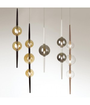 4685/3 PENDANT ODL20 294 медный/прозрачный Подвес G9 3*5W 220V LAZIA-foto5