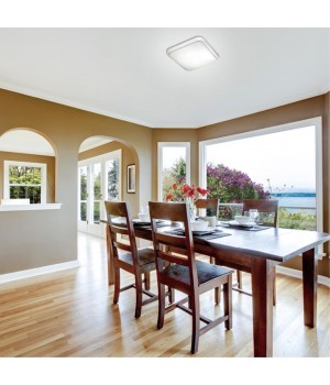 2014/C PALE SN 100 Светильник пластик/белый/хром LED 30Вт 4000K 430х430 IP43 KVADRI-foto3