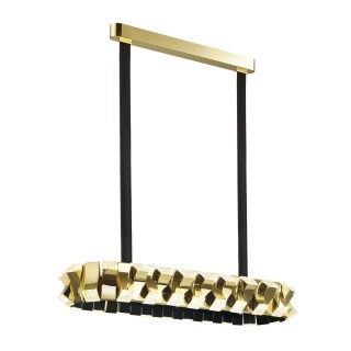 4993/80LA L-VISION ODL23 373 золотой/черный/металл/акрил Люстра LED 80W 3000K ASTURO-foto5