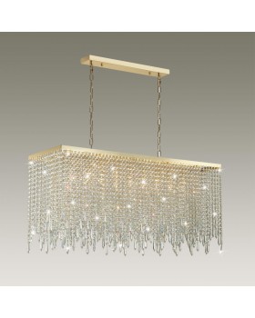 5028/9A MODERN ODL23 429 золотой/прозрачный металл/хрусталь Люстра E14 9*40W CHOKKA-foto3