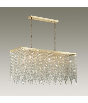 5028/9A MODERN ODL23 429 золотой/прозрачный металл/хрусталь Люстра E14 9*40W CHOKKA-foto3