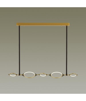 4995/50L L-VISION ODL23 377 матов.золотой/черный Люстра LED 50W 3000K VIKEMA-foto3