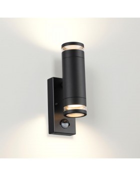6605/2W HIGHTECH ODL23 563 черный/металл/пвх стойкий к УФ излучению Настенный св-к IP44 LED GU10 7W MOTTO-foto4