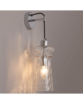 4968/1W MODERN ODL23 301 хром/прозрачный/металл/стекло Бра E14 1*40W PASTI-foto3