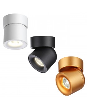 358809 OVER NT21 186 черный Светильник накладной светодиодный IP20 LED 10W 850Лм 4000K 220V GESSO-foto4