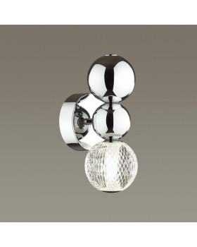 5007/4WL L-VISION ODL23 419 хром/прозрачный/металл/акрил Бра LED 4W 4000K 230Лм CRYSTAL-foto3