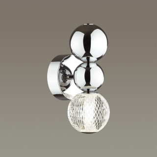 5007/4WL L-VISION ODL23 419 хром/прозрачный/металл/акрил Бра LED 4W 4000K 230Лм CRYSTAL-foto3