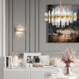 4988/8 HALL ODL22 387 золотой/стекло Люстра E14 8*40W STIKA-foto3