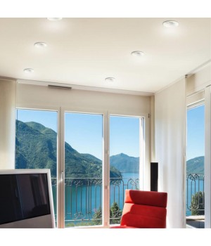 357585 SPOT NT18 249 белый Встраиваемый светильник IP44 LED 3000K 10W 100-265V METIS-foto3