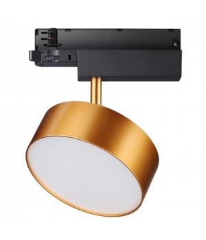 358760 PORT NT21 122 матовое золото Трехфазный трековый светодиодный светильник IP20 LED 24W 4000K 2100Лм 100-265V PROMETA-foto4
