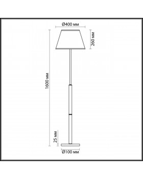 3703/1F COUNTY (В 2-Х КОРОБКАХ) LN19 194 античная бронза, дерево Торшер E27 60W 220V ROBIN-foto2