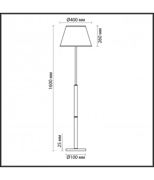 3703/1F COUNTY (В 2-Х КОРОБКАХ) LN19 194 античная бронза, дерево Торшер E27 60W 220V ROBIN-foto2