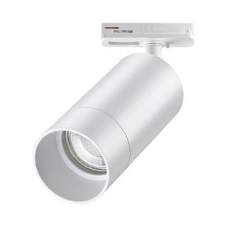 370860 PORT NT22 068 белый Светильник трековый однофазный двухжильный IP20 GU10 9W 220V SLIM-foto5