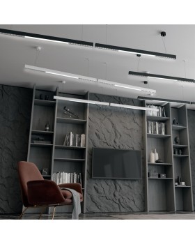 358869 OVER NT22 172 белый Светильник накладной/подвесной светодиодный IP20 LED 4000K 40W 220V ITER-foto3