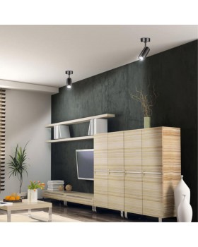 357552 OVER NT18 201 черный Накладной светильник IP20 LED 4000K 15W 160-265V SELENE-foto3