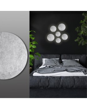 3562/12WL HIGHTECH ODL18 193 серебр фольг-ние Настен. свет-ник IP20 LED 3000K 12W 672Лм 220V LUNARIO-foto3