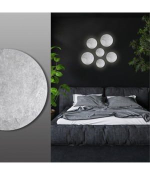 3562/12WL HIGHTECH ODL18 193 серебр фольг-ние Настен. свет-ник IP20 LED 3000K 12W 672Лм 220V LUNARIO-foto3