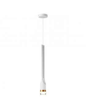 4384/5L HIGHTECH ODL23 230 белый/металл/акрил Подвесной св-к IP20 LED 5W 350Лм 3000K NILO-foto4