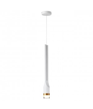 4384/5L HIGHTECH ODL23 230 белый/металл/акрил Подвесной св-к IP20 LED 5W 350Лм 3000K NILO-foto4