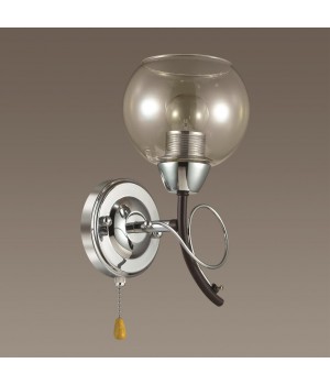 3507/1W COMFI LN18 073 хром, венге Бра E27 60W 220V MELEFA-foto3