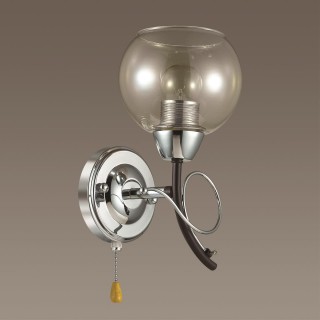 3507/1W COMFI LN18 073 хром, венге Бра E27 60W 220V MELEFA-foto3