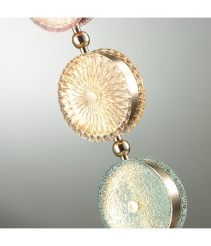 5412/13TL L-VISION ODL_EX23 9 золотой/розовый/желтый/голубой металл/стекло Настольная лампа LED 13W 4000K CARAMELLA-foto5