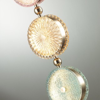 5412/13TL L-VISION ODL_EX23 9 золотой/розовый/желтый/голубой металл/стекло Настольная лампа LED 13W 4000K CARAMELLA-foto5