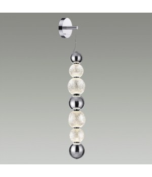 5007/13WL L-VISION ODL23 421 хром/прозрачный/металл/акрил Настенный светильник LED 13W 4000K 700Лм CRYSTAL-foto3