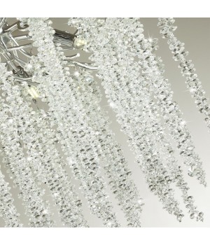 5004/14 HALL ODL23 484 серебристый/прозрачный металл/хрусталь Люстра G9 14*40W BANCHE-foto5