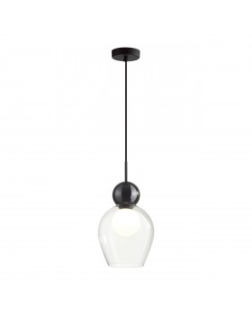 5023/1 MODERN ODL23 293 черный/прозрачный/белый матовый металл/стекло Подвес G9 LED 5W BLACKY-foto4