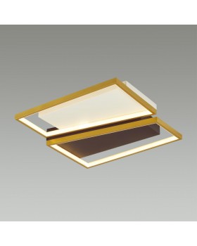 5241/72CL LEDIO LN23 белый, черный, матовое золото Люстра потолочная диммир. с ДУ LED 72W 4752Лм 220V TARO-foto3