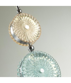 5416/13LD L-VISION ODL_EX23 10 хром/желтый/голубой металл/стекло Подвес LED 13W 4000K CARAMELLA-foto7