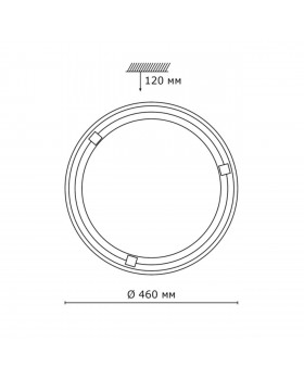 259 GL-WOOD SN 110 Светильник стекло/белое/орех E27 2*100Вт D460 NAPOLI-foto2