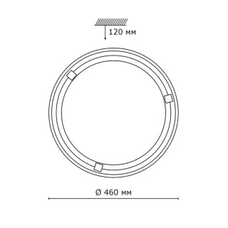 259 GL-WOOD SN 110 Светильник стекло/белое/орех E27 2*100Вт D460 NAPOLI-foto2