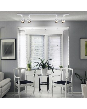 357869 PORT NT18 083 белый/черный Светильник трековый однофазный трехжильный IP20 LED 3000К 2*24W 220-240V ZEUS-foto3