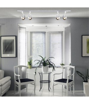 357869 PORT NT18 083 белый/черный Светильник трековый однофазный трехжильный IP20 LED 3000К 2*24W 220-240V ZEUS-foto3