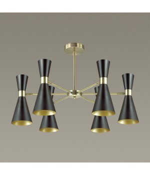 3662/6C MODERNI LN18 102 античная бронза/матовый черный Люстра потолочная E14 6*60W 220V QUINN-foto3