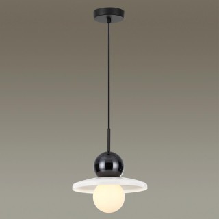 5014/1D MODERN ODL23 295 черный/белый/белый матовый металл/стекло Подвес G9 LED 5W HATTY-foto3