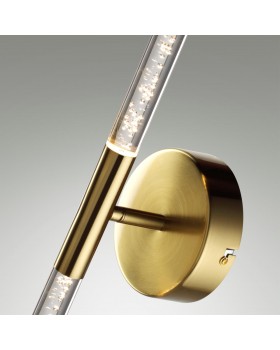 4369/10WL HIGHTECH ODL23 107 полированное золото/акрил с пузырьками Настенный св-к IP20 LED 10W 315Лм 3000K SPARKY-foto5