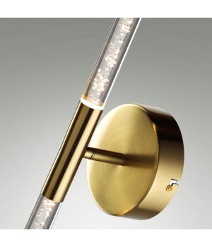 4369/10WL HIGHTECH ODL23 107 полированное золото/акрил с пузырьками Настенный св-к IP20 LED 10W 315Лм 3000K SPARKY-foto5