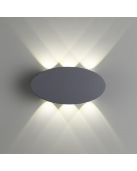 358563 STREET NT21 318 темно-серый Ландшафтный настенный светильник IP54 LED 4000K 6W 85-265V CALLE-foto5