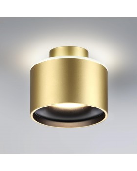 358972 OVER NT22 161 бронза св. Светильник накладной с переключ. цв. температуры IP20 LED 3000К\4000К\6000К 12W вниз + 3W вверх 110-265V GIRO-foto2