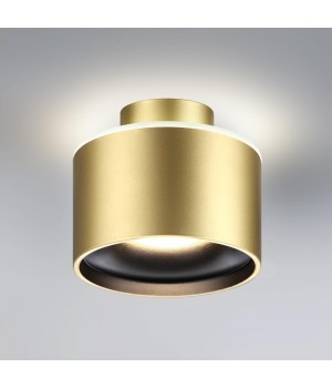 358972 OVER NT22 161 бронза св. Светильник накладной с переключ. цв. температуры IP20 LED 3000К\4000К\6000К 12W вниз + 3W вверх 110-265V GIRO-foto2