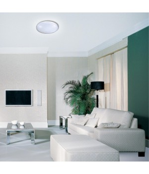 2015/E PALE SN 097 Светильник пластик/белый/прозрачный LED 72Вт 3000-6000K D400 IP43 пульт ДУ KASTA-foto3