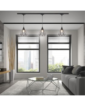 370421 PORT NT19 109 черный Светильник трековый однофазный трехжильный IP20 E27 50W 220V ZELLE-foto3