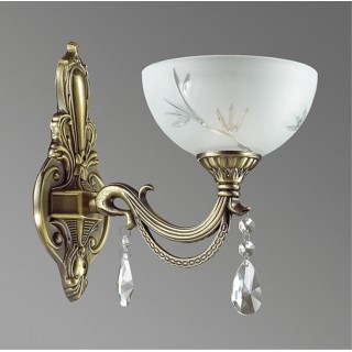 2958/1W CLASSI LN16 129 бронза, хрусталь Бра E27 60W 220V NORA-foto3