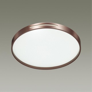 2075/DL PALE SN 076 Светильник пластик/белый/коричневый LED 48Вт 3000-6000K D390 IP43 пульт ДУ GETA COFFEE-foto4