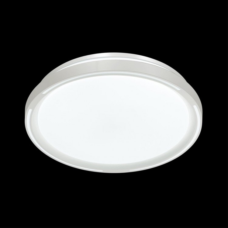 3028/DL COLOR SN 019 Светильник пластик/белый LED 48Вт 3000-6500K D390 IP43 пульт ДУ/RGB/LampSmart SLOT