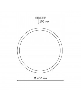 2015/E PALE SN 097 Светильник пластик/белый/прозрачный LED 72Вт 3000-6000K D400 IP43 пульт ДУ KASTA-foto2